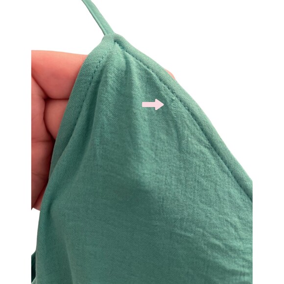 NWT Nine West Wrap Dress Teal Mint Green Midi Spaghetti Straps V-Neck Tie XXL‎ - Picture 10 of 16